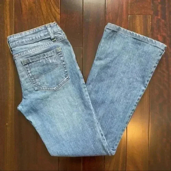 Vintage Bluenotes Jeans Low Rise Baby Bootcut Y2K Mid Blue Denim Size 26 - Picture 16 of 16